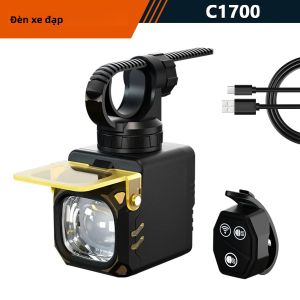 Đèn LED Xe Đạp Có Thể Sạc Lại Siêu Sáng IPX5 Chống Nước 7 Chế Độ Bao Gồm Đèn Sương Mù Sạc Nhanh Type-C 1600LM Để Đi Xe Đạp Leo Núi Vào Ban Đêm