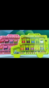 Geetoy Magnetic Beads Maze Truck Shape Color Number Maze Board Counting Educational Toys For Kids