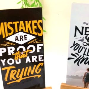 RUNABEE HIASAN DINDING QUOTE KATA MOTIVASI WALL DEKOR PAJANGAN POSTER KAYU DEKORASI KAMAR RUMAH