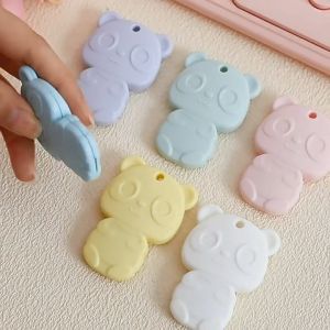 MOMO Portable Cartoon Bear Paper Cutter Mini Utility Knife Parcel Cutter School Stationery