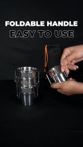 Gelas Mug Camping Dhaulagiri Mug Handle Set 4 pcs 280 ml