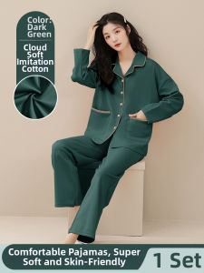 XINWEN | Simple and Comfortable Womens Pajamas Suit
