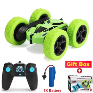 Remote Control Car RC Cars Toys for Kids 4WD Stunt Car with LED Lights 360° Flips Drift Racing Electric Toy Gift for Boy Girl