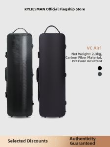 KYLIESMAN | Portable Travel 4 Bow Violin Case Shock-Resistant and Wear-Resistant