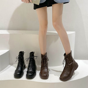 YX | Winter/Spring Single Boots Boots British Style Thick Sole