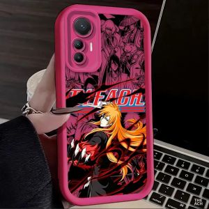 Bandai | CIFER BLEACH ICHIGO KUROSAKI Ốp Silicon Mát Mẻ Cho Xiaomi Mi 17 Pro Max 15 Ultra 14 13 12 12X 12S 11 Lite 5G NE 15T 14T 13T 12T 11T Pro Chống Trầy Xước Chống Bụi Thiết Kế Nhẹ Nhàng Màu Mờ