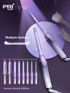 Ultra-Fine Wool Curling Iron Small Power Big Wave 32mm Hair Curling Wand for Home Travel Salon Use Temperature Controlled