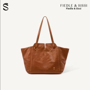 fiedle&sissi | Bird Pattern Vegetable Tanned Leather Large Capacity Commuter Womens Tote Bag