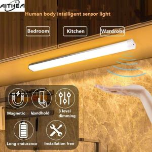 AITHEA Light Sensor Motion Led Lights For Bedroom Motion Sensor Night Light For Wardrobe Staircase Kitchen Bedroom