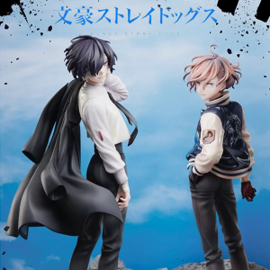 Bandai | 18cm Bungou Stray Dogs Anime Figure Kawaii Dazai Osamu Action Figure Cute Nakahara Chuuya Figurine PVC Collection Model Doll Toy