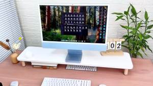 PULWTOP USB C HUB with USB C 10Gbps USB A SD/TF Support Expand M.2 SSD (Not Included) Docking Station for iMac M1/M3/M4