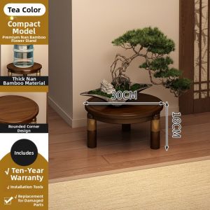 MINGZHIYIFAN | Chinese Solid Wood Floor Standing Flower Rack