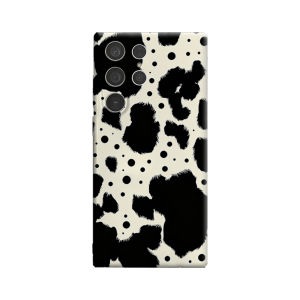 Potdemiel | Cow Animal Fur Texture Phone Case for Samsung Galaxy S26 S25 Ultra S24 S23 Ultra Plus Shockproof Double Layer Tough Back Cover