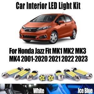 Canbus LED Interior Ceiling Trunk Map Dome Light Kit For Honda Jazz Fit MK1 MK2 MK3 MK4 2001- 2021 2022 2023 Car Accessories