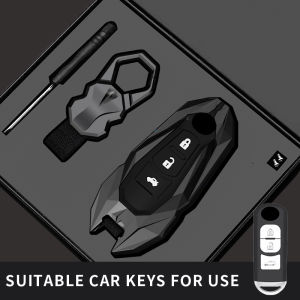car key cover key case For Mazda 2 3 6 Axela Atenza CX-5 CX5 CX-3 CX-7 CX8 CX-9 2016 2017 2018 2019 2 3 4 Buttons Auto Bag