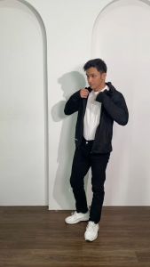 Armisth - Jaket Olahraga Pria Dryfit Premium Gustin Jacket Gym dan Lari