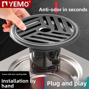 YEMO | Anti-Odor Hair Filter Drain Trap