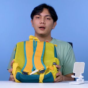 Tas Sekolah TK  Anak Laki-Laki dan Perempuan Ransel Anak karakter animal unicorn dinosaurus lucu