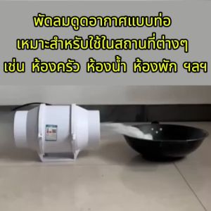🔥ถูกที่สุด🔥 LAGOX พัดลมระบายอากาศ 4 นิ้ว 5นิ้ว 6 นิ้ว 8 นิ้ว พัดลมดูดอากาศ 2600 หมุนต่อนาท พัดลมห้องครัว พัดลมดูดควันน้ำมัน เสียงเงียบ พัดลมระบายอากศ พัดดูดอากาศ