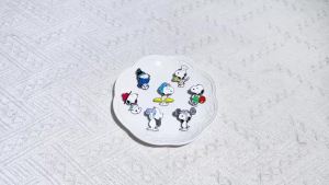 Bandai | Snoopy Enamel Pins Set Cute Cartoon White Dog Brooches Lapel Badges for Backpack Creative Gift for Friends