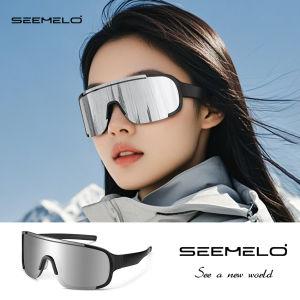 SEEMELO แว่นตากันแดดแว่นตาโพลาไรซ์กลางแจ้งสำหรับผู้ชายและผู้หญิงแว่นตากันแดดสำหรับปีนเขาแว่นกันแดดกระจกชิ้นเดียวทรงโอเวอร์ไซส์ใหญ่พิเศษแว่นกันแดดสำหรับผู้ชายการเดินทางดีไซน์แบรนด์แว่นตากันแดดสำหรับผู้ชายขับรถตกปลาแว่นตา UV400