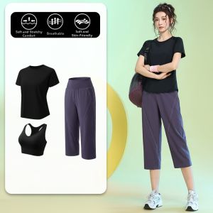 BAISILING | Rear Pocket for Phone Sportswear Set Quick Drying