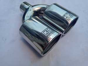 Knalpot mobil sous/sos/suos/jet bus cabang 2 oval untuk kendaraan bensinsolar dan truk