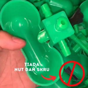 Bekas Minuman Automatik Unggas ( Puyuh Ayam Itik ) Sambungan 10mm / Poultry Auto Drinker Bird Chicken Quail