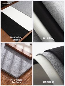 ZHAISHISANLU | Thickened Calligraphy Felt Desk Mat