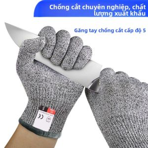 Huayu | Găng Tay Chống Cắt Mức 5 Chống Xuyên Thủng Chịu Mài Mòn Chống Trượt Thoáng Khí Dành Cho Sử Dụng Đặc thù