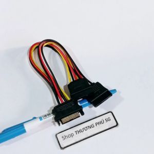 Cáp chia Sata 1 ra 2 đầu Thẳng (1 đầu Đực ra 2 đầu Cái) / Cáp dài 20Cm