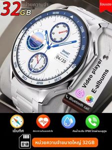 สําหรับ Huawei Xiaomi ใหม่ 32G RAM สมาร์ทนาฬิกาผู้ชาย 1.43 นิ้ว Local Heart Rate บลูทูธ AMOLED 466*466 HD SmartWatch Man