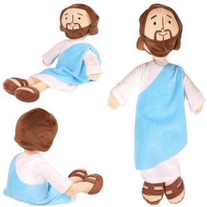 Kids Toys Children Gift Virgin Mary Sofa Decoration Christ Religious Home Decoration Virgin Mary Plush Toy Jesus Plush Doll Plush Pillow Stuffed Toy