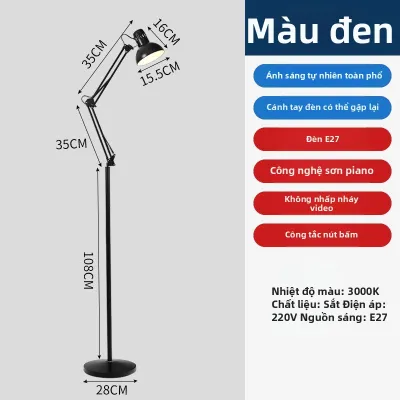 Đèn Sàn Gấp Siêu Sáng Phong Cách Đơn Giản