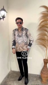 KEMEJA BATIK PRIA LENGAN PANJANG MOTIF GAURI TERLARIS TRENDI