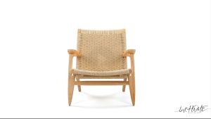 Loft Home Japandi Wood Woven Rope 1 Seater Sofa CH25
