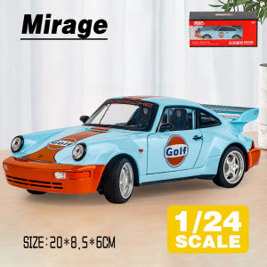 LEO 1:24 Porsche 964 Transformers 7 Mirage Metal Diecast Alloy Toy Car Model Trucks For Kids Toys Vehicles Hobbies Collection