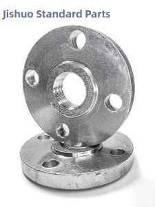 JISHUO | Flange ren thép không gỉ 304 và thép cacbon mạ kẽm
