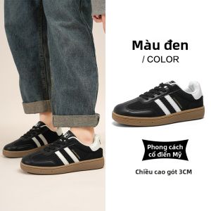 Semir | Giày Thể Thao Phong Cách Retro Màu Đen