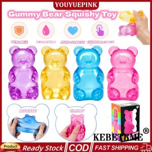 NeeDoh Gummy Bear Squishy Toy Slow Rising Stress Relief Sensory Fidget Toy for Kids Adults