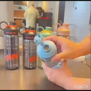 BOTOL AIR MINUM SPORT TEMPAT AIR OLAHRAGA TEMP ADA SARINGAN ANTI BOCOR DAN BPA FREE 680ML XBD 6092
