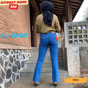 Celana Jeans Cutbray HigtWaist Panjang Wanita Inport-Cutbray Flare Jeans Terbaru celana highwaist cutbray lose jeans celana wanita 2022