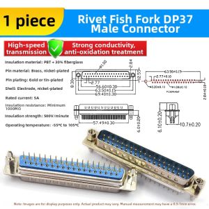 Risym | Solderless Metal Shell RS232 Connector 9 Pins