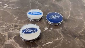Logo chụp mâm bánh xe ô tô Ford đường kính 60mm chất liệu nhựa ABS mã hàng FORD60