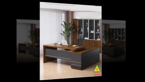 Bàn giám đốc gỗ MDF đơn giản  phong cách hiện đại BGD402 - NỘI THẤT LẮP RÁP VIENDONGADV
