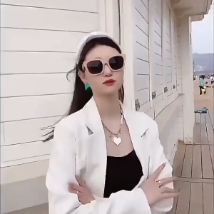 H037 Kacamata Hitam Terbaru Wanita Kotak Kacamata Fashion Murah/Kacamata Sunglasses Import Wanita Kacamata Fashion