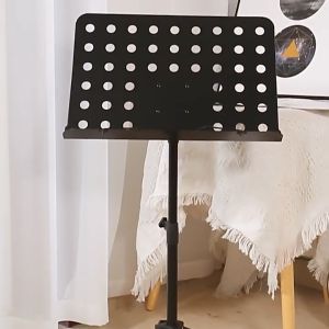 รุ่นอัพเกรด ขาตั้งโน้ตเพลง แบบพับได้ แบบพกพา ขาตั้งโนตเพลง ที่วางโน๊ต เหล็ก ขนาดใหญ่ อเนกประสงค์ มืออาชีพ ขาตั้งโนตเพลง ขาตั้ง Music Stand Note