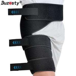 Buzesty Waist Hip Brace For Sciatica Pain Relief & Sacroiliac Support - Compression Wrap for Hamstring Hip Flexor Groin Injuries Thigh Stabilizer - SI Joint Belt for Men & Women