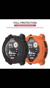 Watch Protective Case For Garmin Instinct 3 Solar 45mm/50mmanti-scratch Protector Watch TPU Cover Bumper Screen Protector