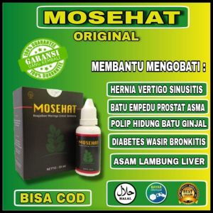 MOSEHAT Obat Getah Bening | Obat Asam Lambung | Obat Sinusitis | Obat Liver | Obat Darah Tinggi MOSEHAT Paling Ampuh 100% Original